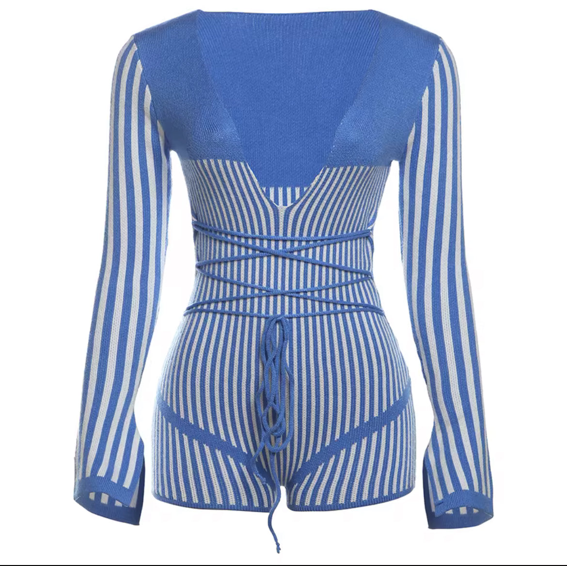 Ocean Vibes Knit Romper